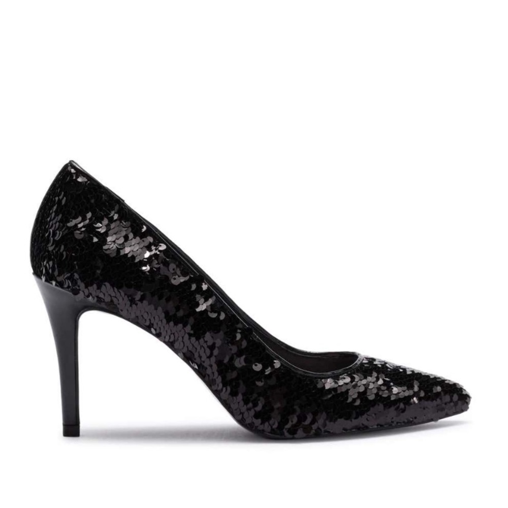 CHINESE LAUNDRY $90 Reversible Sequins Pumps heels - Picture 3 of 6